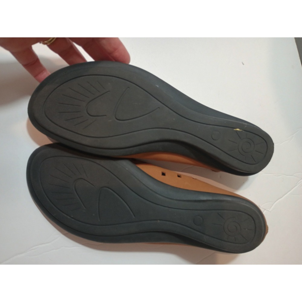 Sesto Meucci Brown Nubuck Leather Perforated Bootie Sandals Italy Womens Size 11 - Picture 6 of 6